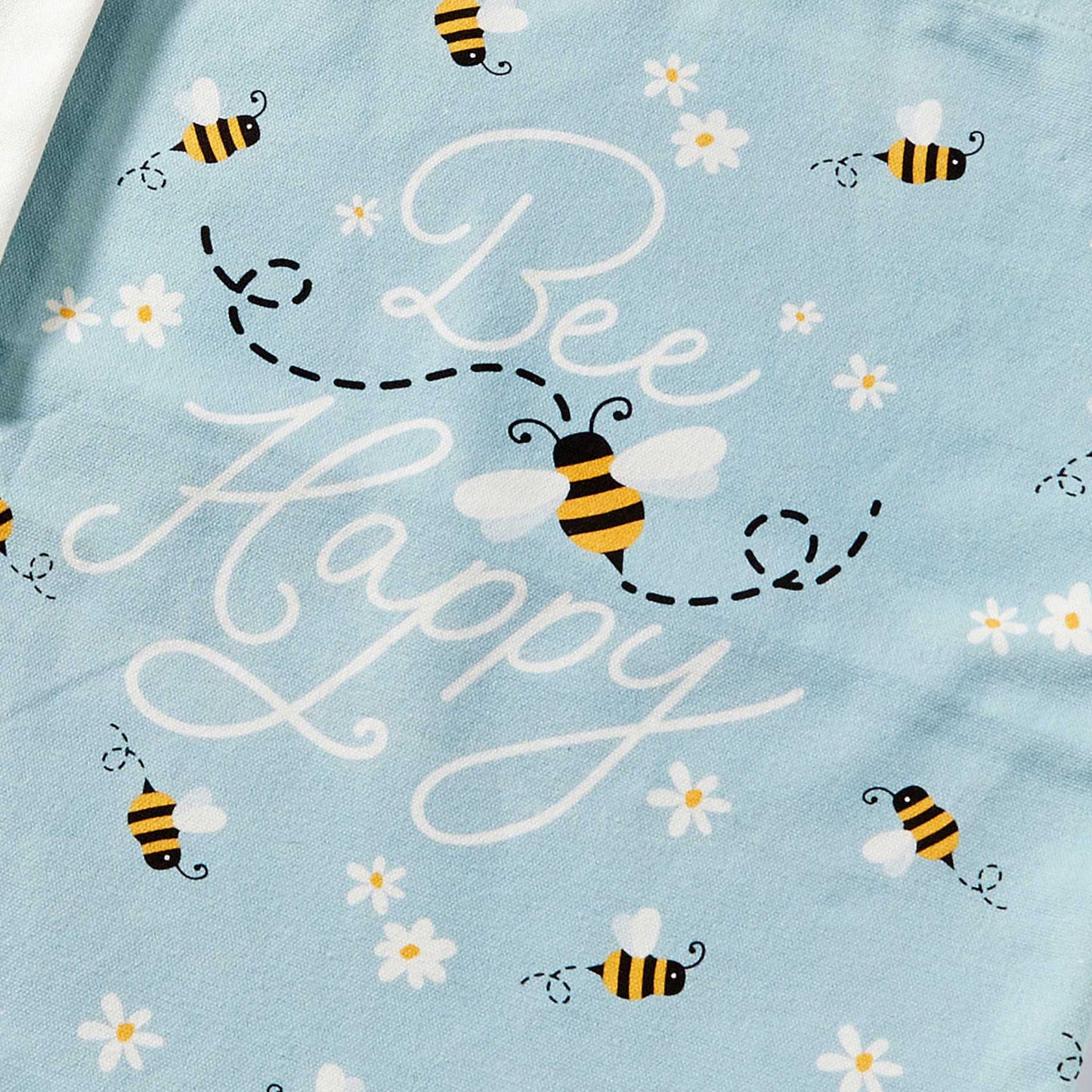Shopping Totes Bee Happy Tote Bag - Love and Bee Loved / Bee Happy - Bee Canvas Tote Bag