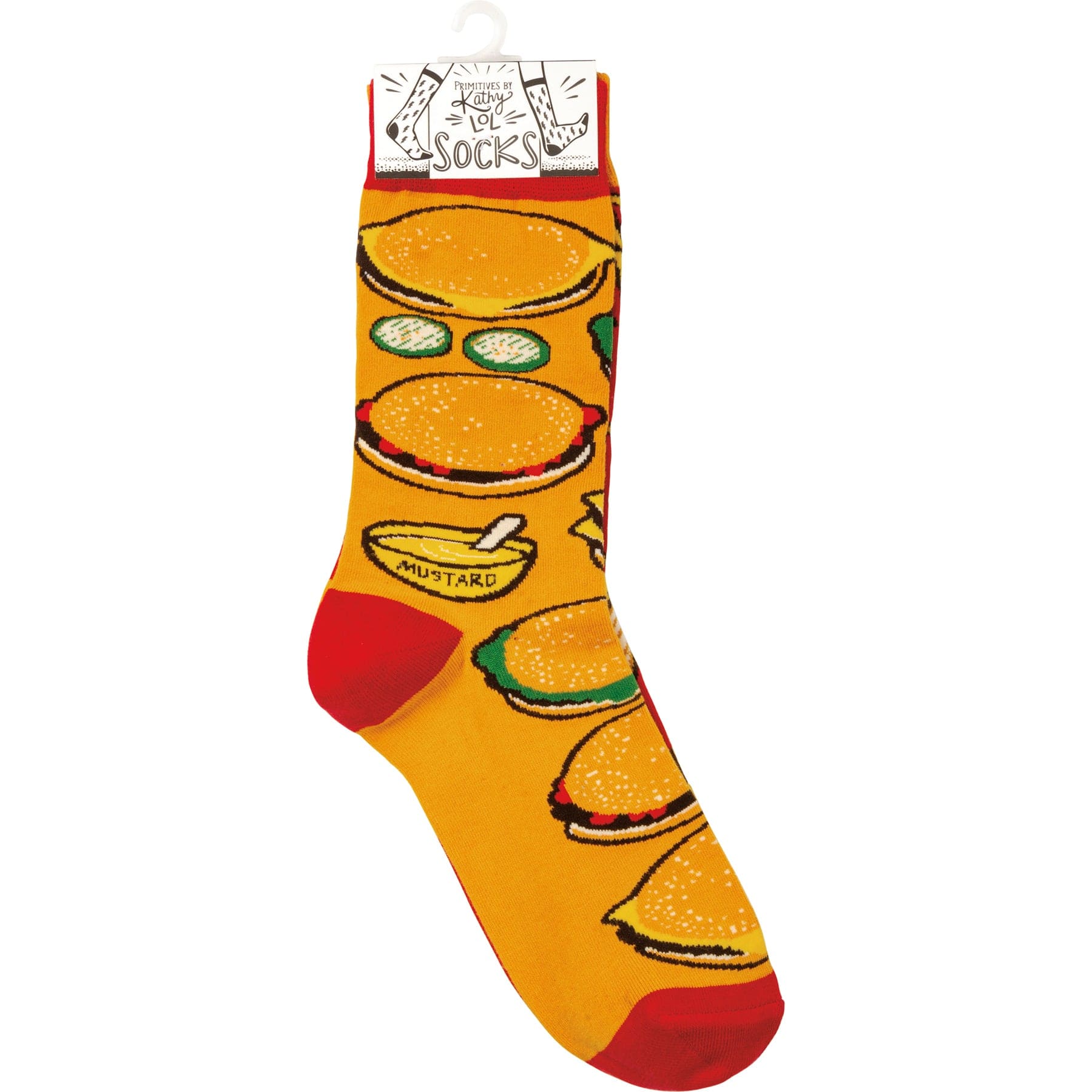 Socks One Size Fits Most Socks - Burgers & Fries PBK-107883