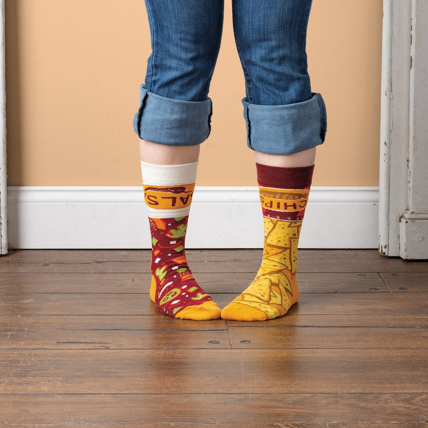Socks One Size Fits Most Socks - Chips & Salsa PBK-108531