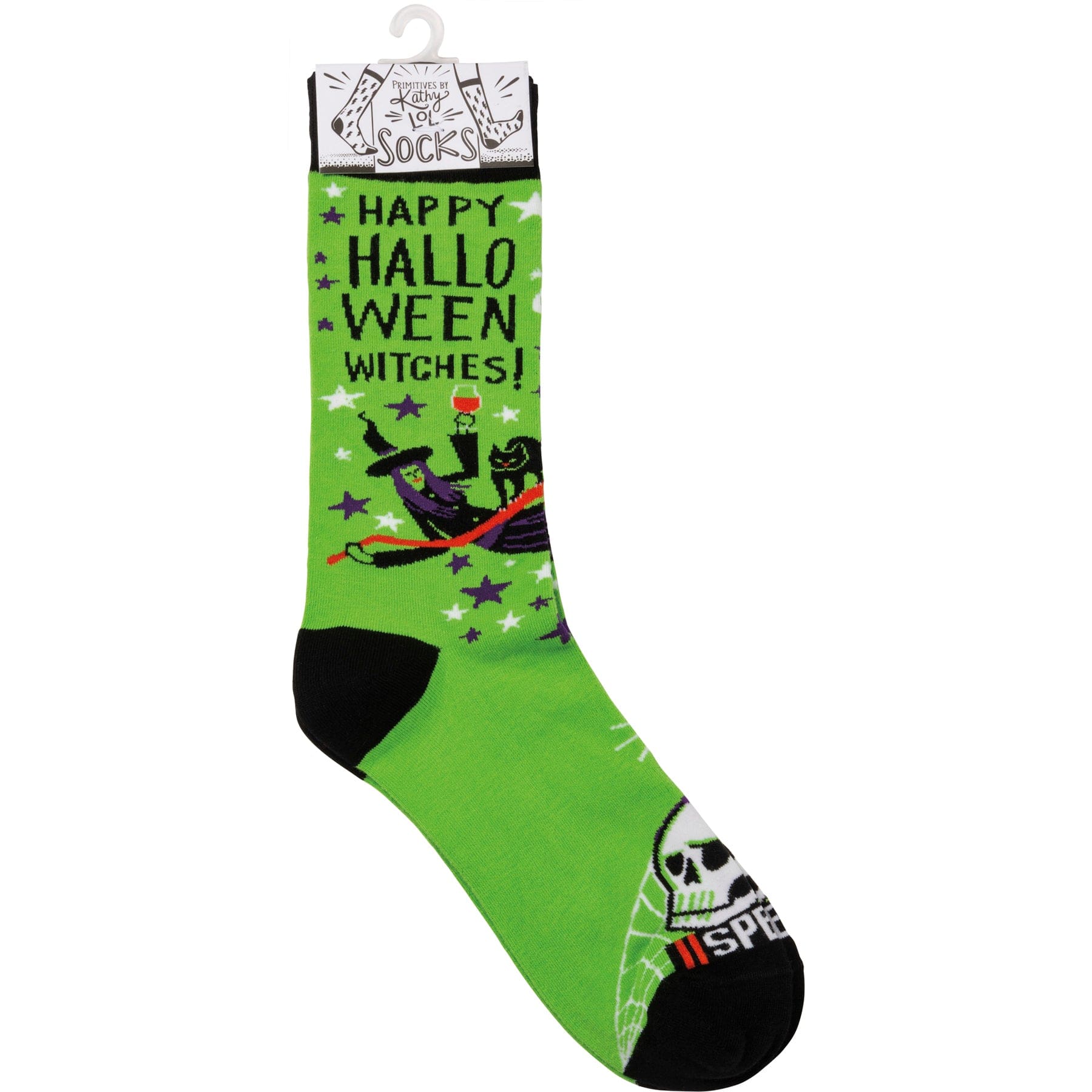 Socks One Size Fits Most Socks - Happy Halloween Witches PBK-107503