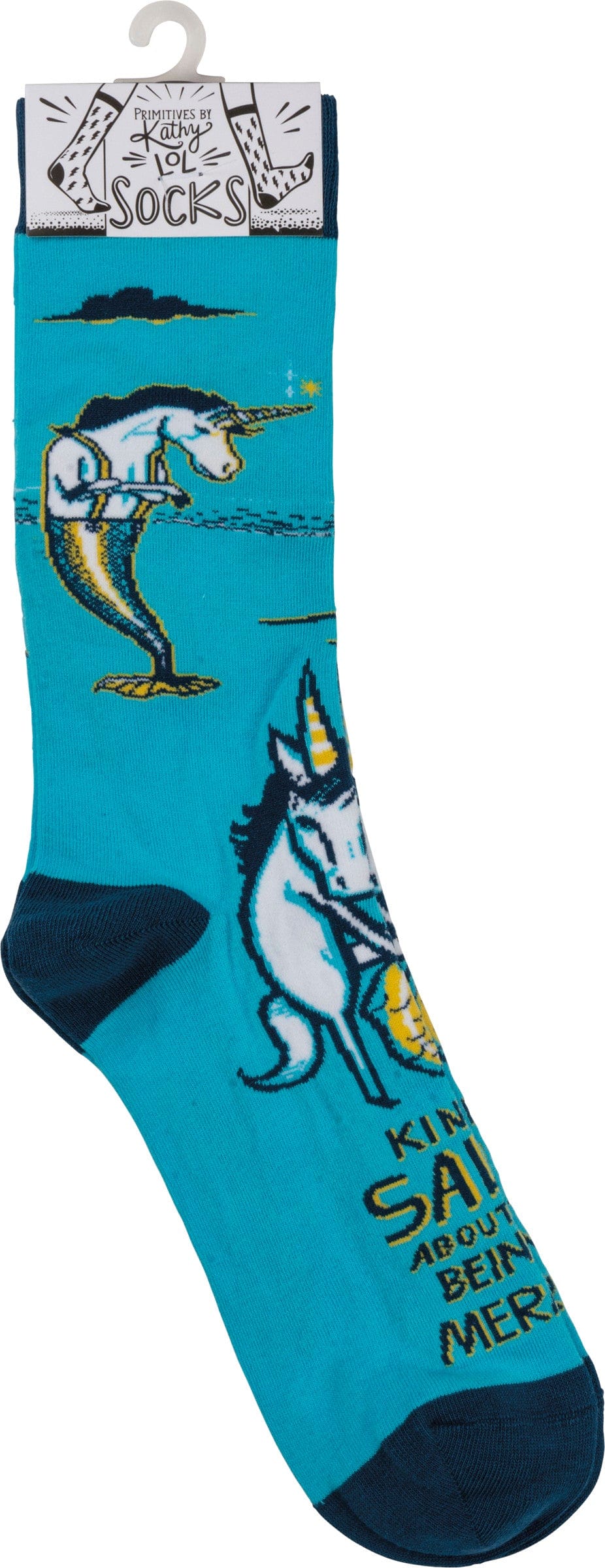 Socks One Size Fits Most Socks - Kinda' Salty About Not Being A Mermaid PBK-102775