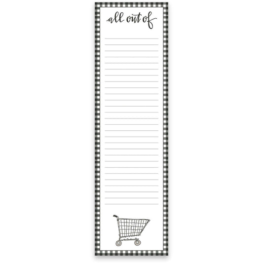 Stationery List Notepad - All Out Of PBK - 106749