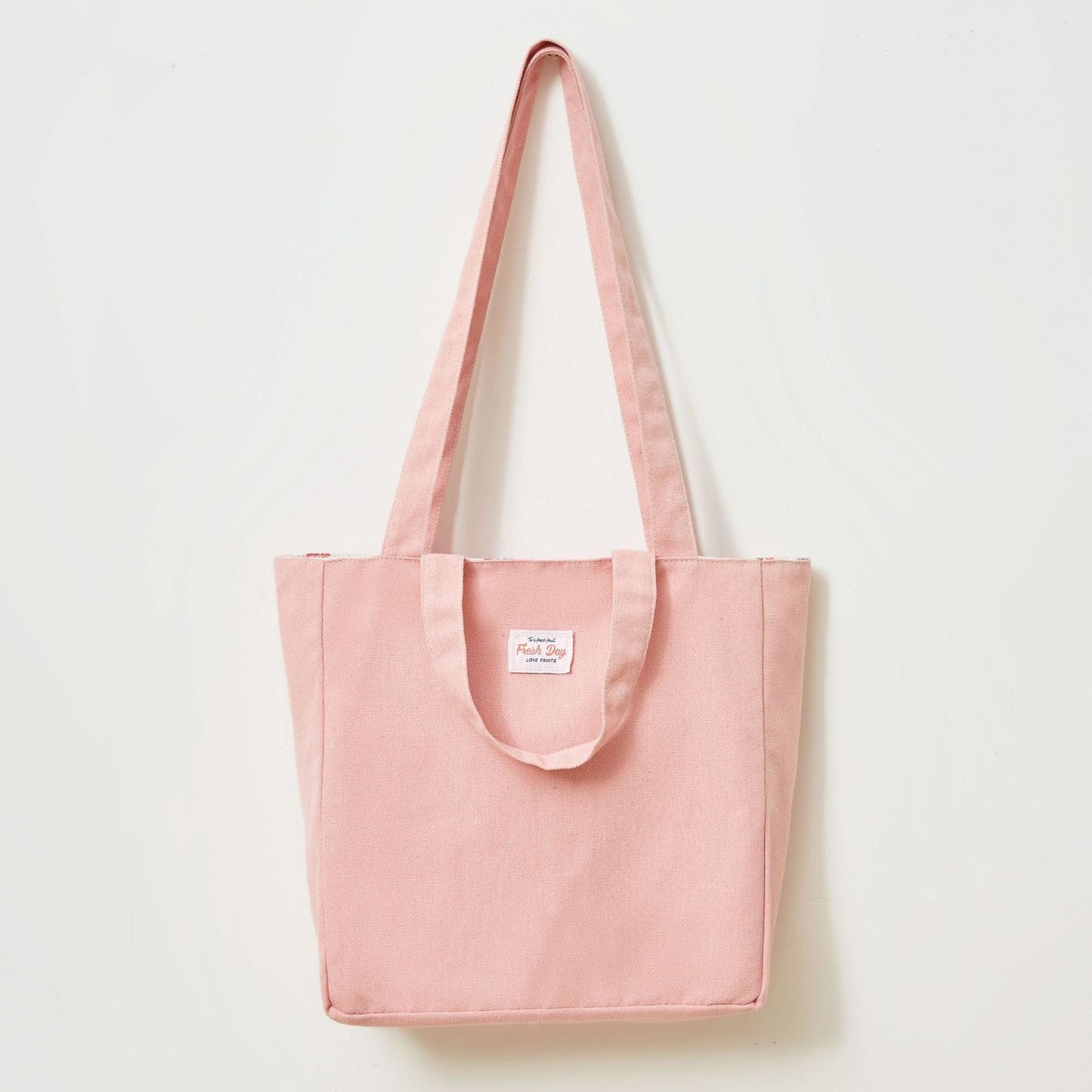 Tote Bag Tote Bag - Double Handle Two-Sided Fruit Canvas Shopping Bags