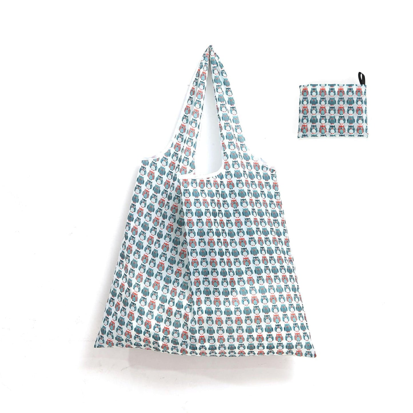 Tote Bag Tote Bag -   Reusable Compact Polyester Shopping Bag - Various Prints